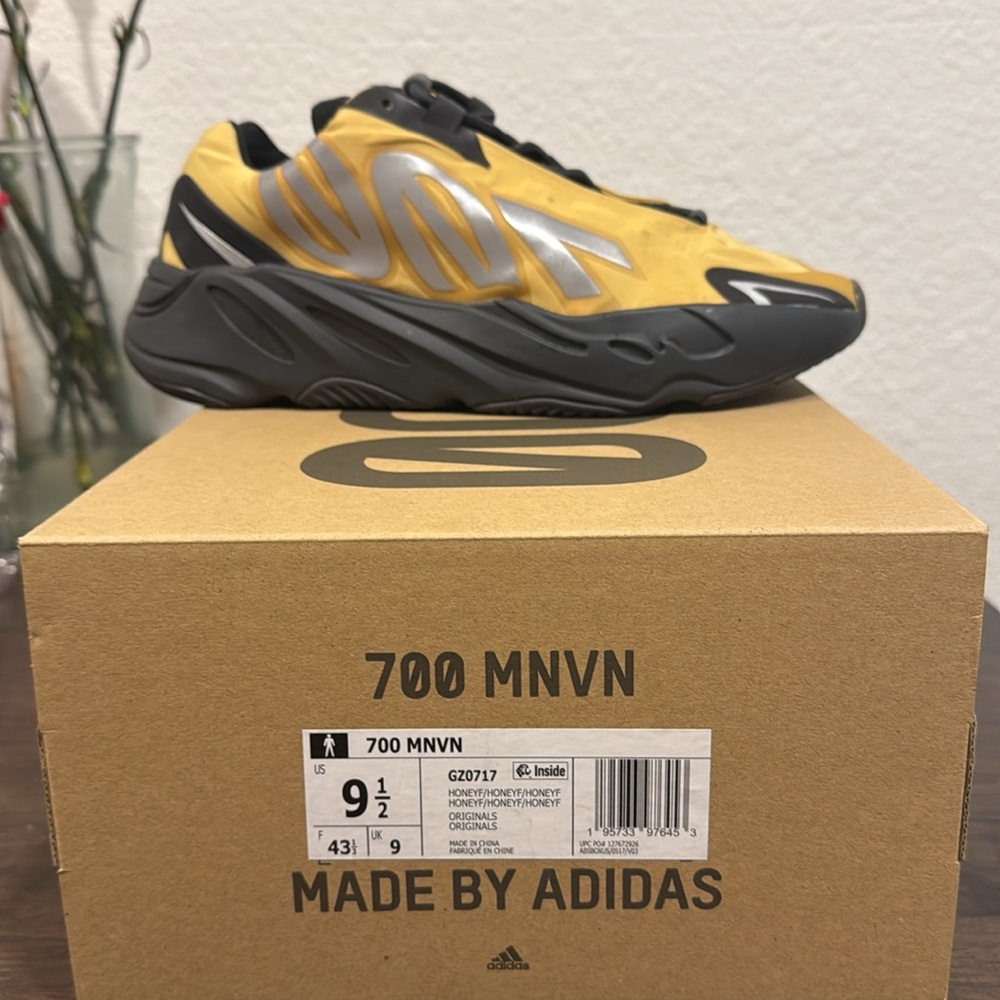 Yeezy 700 MNVN, Men’s size 9.5, color honey flux, used